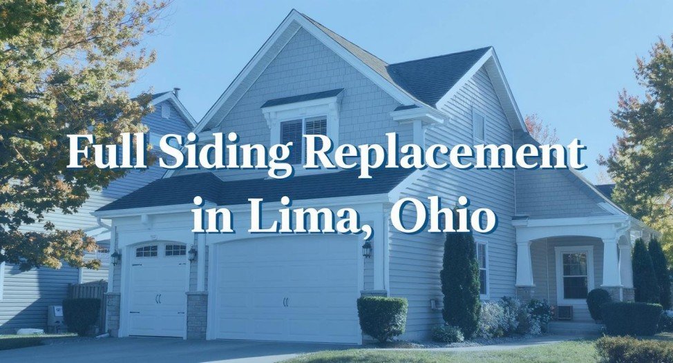 Siding installation team working