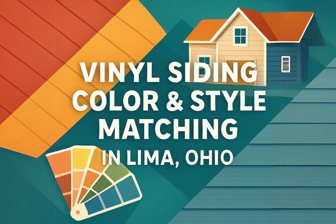 Completed siding home in Lima Ohio
