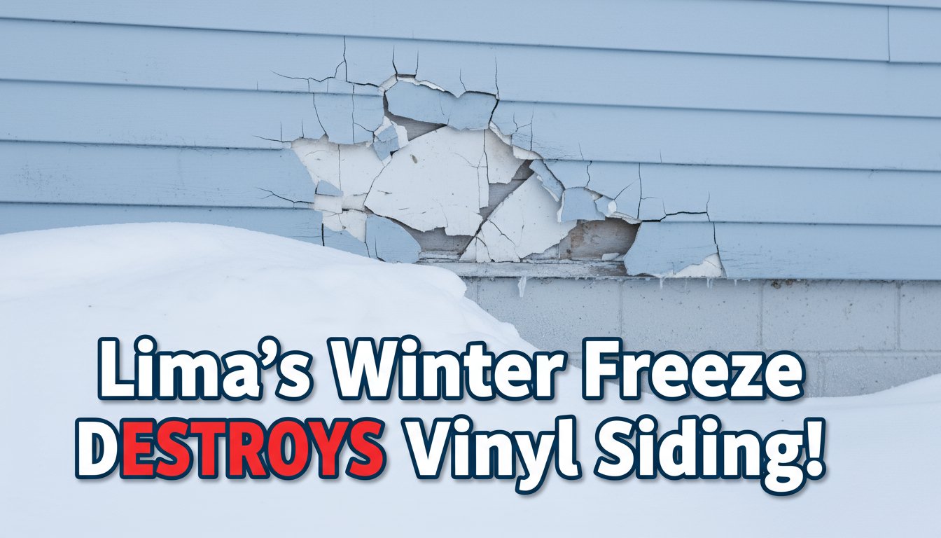Curated visual reference: Picture Idea: How Lima S Winter Freeze Affects Vinyl Siding And What
