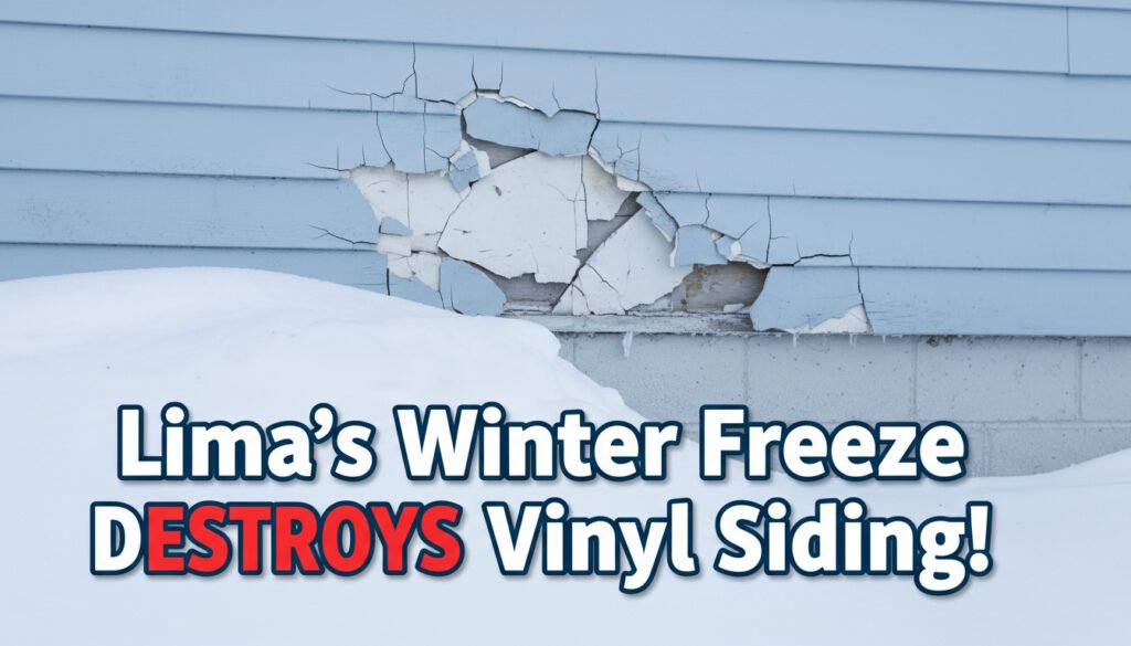 How Lima's Winter Freeze Affects Vinyl Siding – And What to Do About It