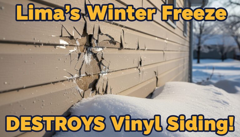 How Lima's Winter Freeze Affects Vinyl Siding – And What to Do About It