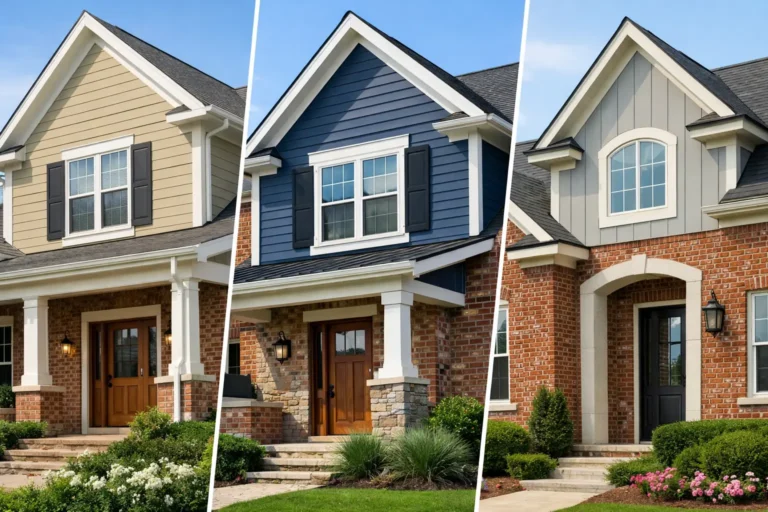 9 Siding Color Combinations for Brick House