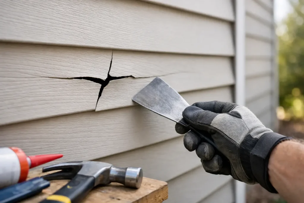 Can Cracked Vinyl Siding Be Repaired?