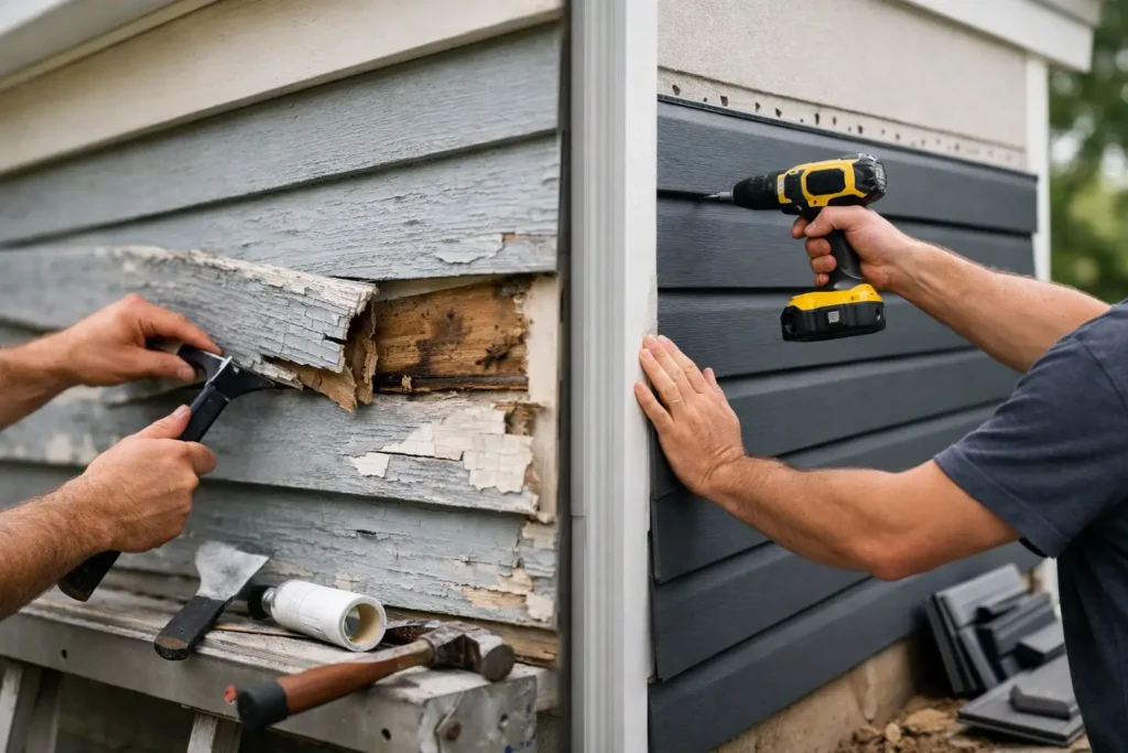 Repair or Replace House Siding?