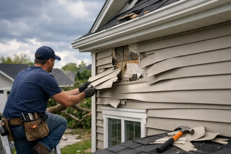 Storm Damage Siding Repair Findlay Ohio